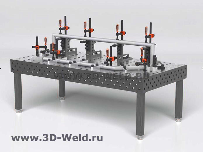 Сварочно сборочный стол 3d weld expert d16